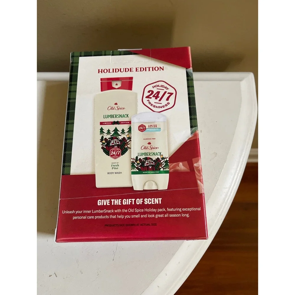 Old Spice Holidude Limited Edition Lumbersnack Body Wash Deodorant Gift Set